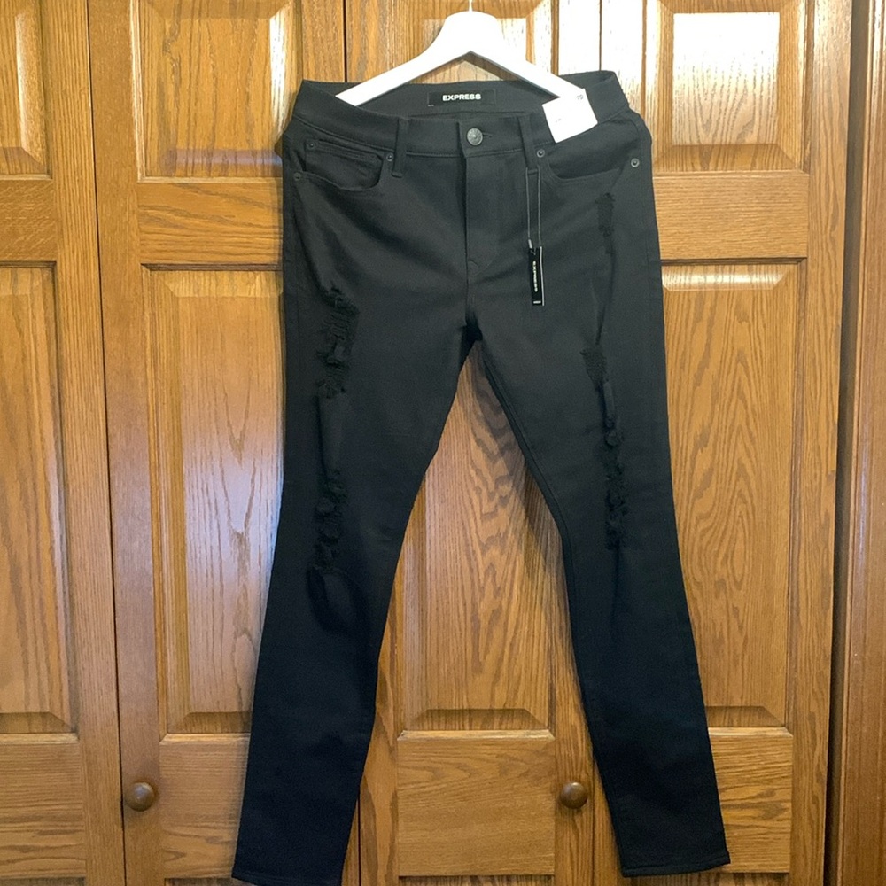 Ladies Express, Stretch, Legging Mid Rise 8R in black